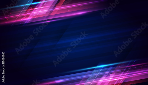 Abstract lines of light moving overlapping at high speed.Colourful dynamic motion. Technology movement pattern for banner or poster design background concept.