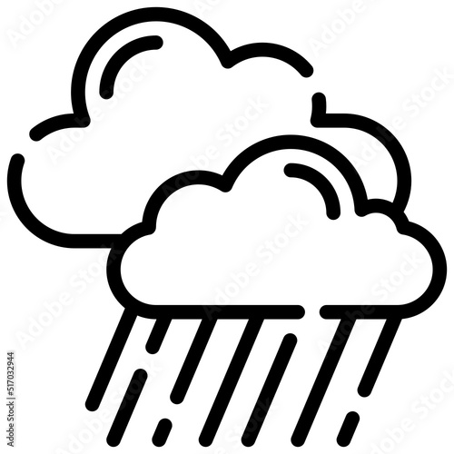 RAINY line icon,linear,outline,graphic,illustration
