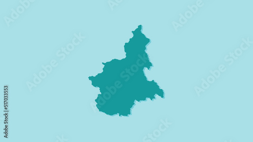 icon of the Italian region Piemonte
