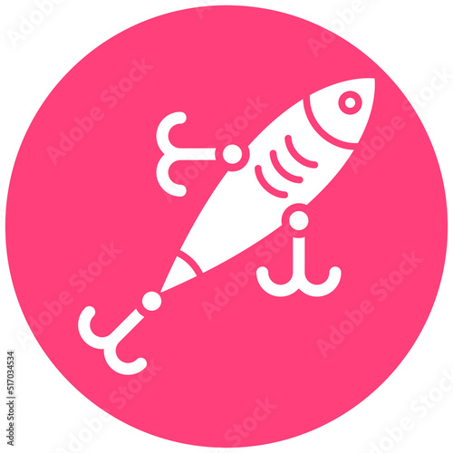 Fishing Lure Icon Style