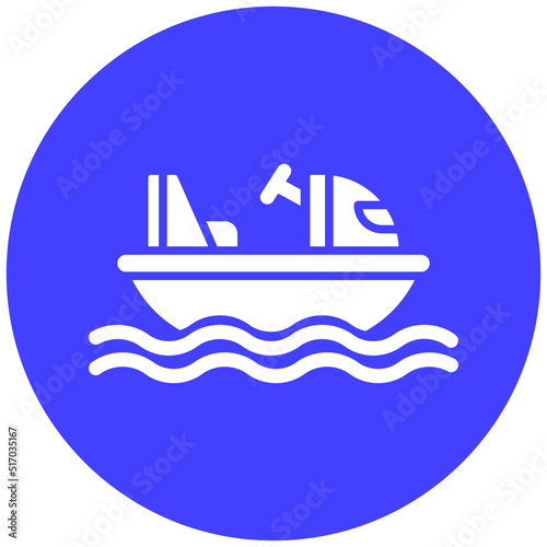 Bumper Boats Icon Style