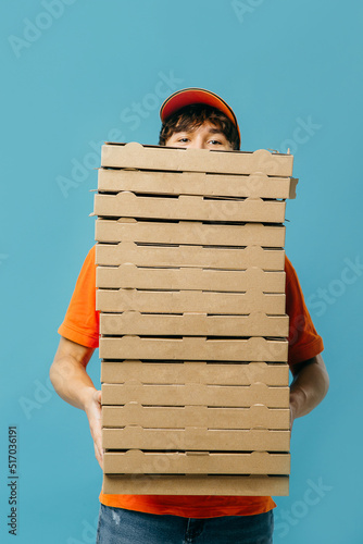 Canvas Print Pizza delivery concept