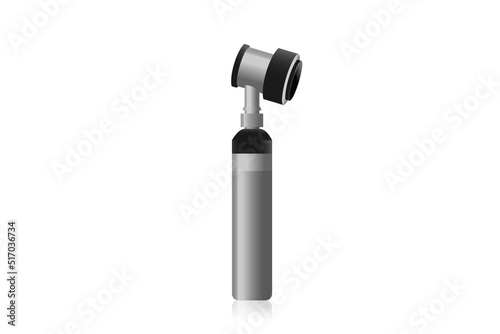 Dermoscope is a medical device for skin checkers to find the cause of cancer skin, tumor, or melanoma that call dermoscopy. Illustration about binocular microscope of medical.