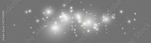Starry dust  flash light spark  sparkle white star