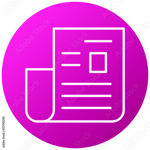 Newspaper Icon Style