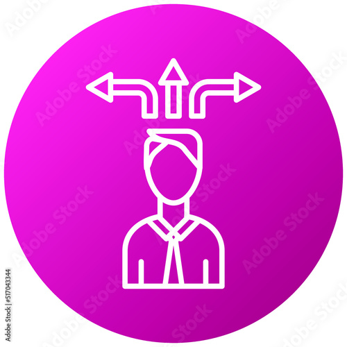 Business Ways Icon Style