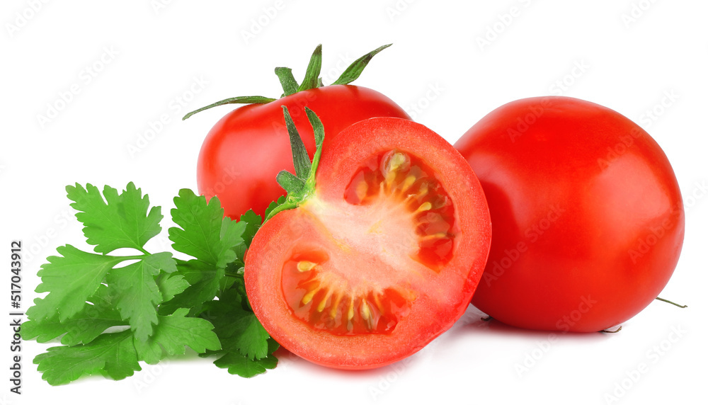 Tomatoes isolated on white background Tomatoes isolated on white background