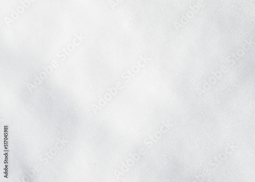Fresh snow background. White Snow texture. Snowflakes top view. Poster, banner, brochure design for christmas or new year.