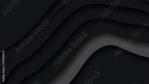 Abstract black background with modern trendy gradient texture color for presentation design, flyer, social media cover, web banner, tech banner