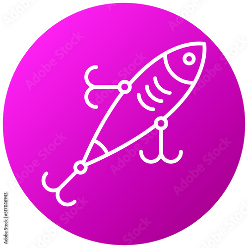Fishing Lure Icon Style