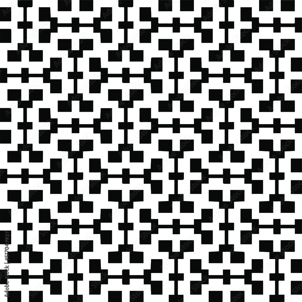 Fototapeta premiumAbstract background with black and white pattern. Unique geometric vector swatch. Perfect for site backdrop, wrapping paper, wallpaper, textile and surface design. 