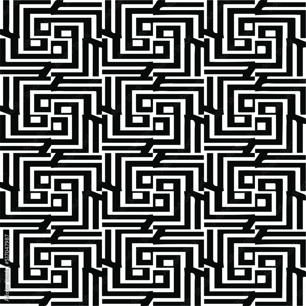 Abstract background with black and white pattern. Unique geometric vector swatch. Perfect for site backdrop, wrapping paper, wallpaper, textile and surface design.
Abstract background with black and white pattern. Unique geometric vector swatch. Perfect for site backdrop, wrapping paper, wallpaper, textile and surface design.