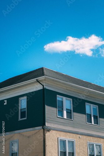 building with blue sky © YM