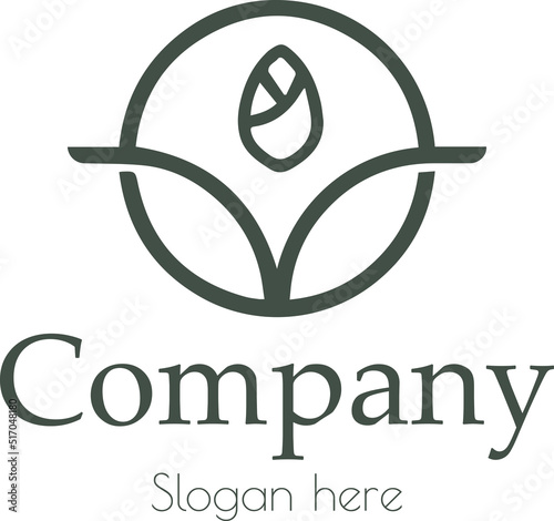 logo for beauty salon, spa salon, yoga, health food store