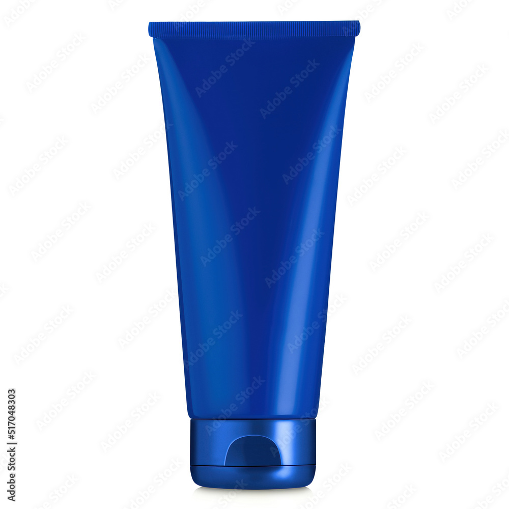 Cosmetic tube. Cosmetics, cream, toothpaste, glue.
Mock up isolated on white background