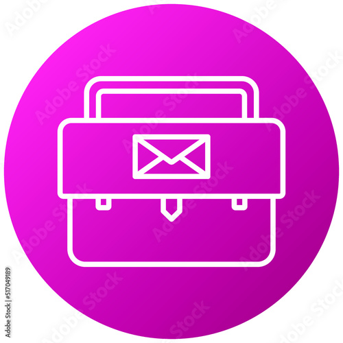 Mail Bag Icon Style