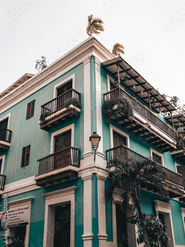 San juan architecture buildings in puertorico
