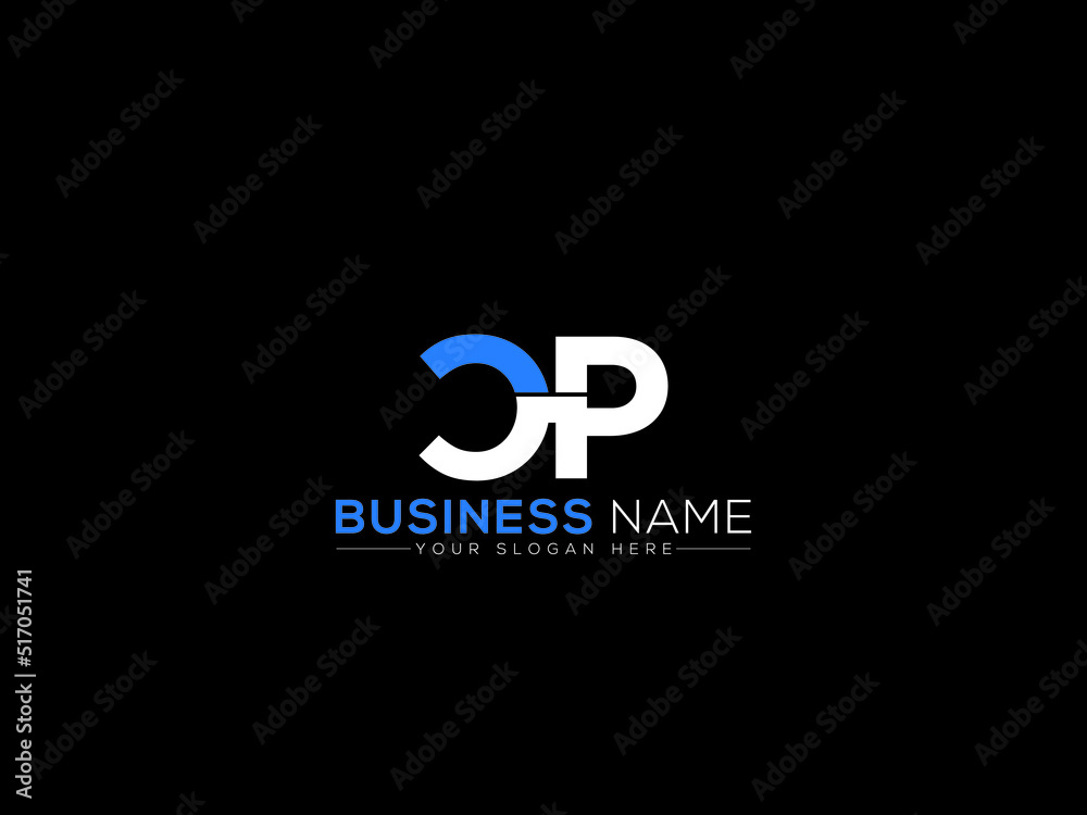 Creative CP Logo Icon Letter Cp Pc Logo Icon Vector With Blue And Creative cp logo icon letter cp pc logo icon vector with blue and