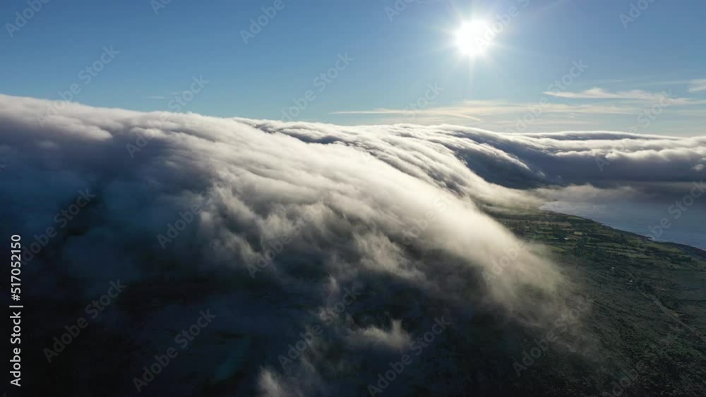Wolkenaufnahmen aus der Luft