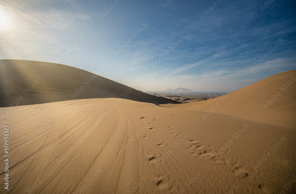 Huacachina is a desert oasis and a small village just west of the city of Ica in southwestern Peru