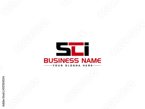 Modern SCi Logo Icon Design, Creative SC s c i Logo Letter Vector Art With Colorful Three Letter Icon Design For Brand Identity