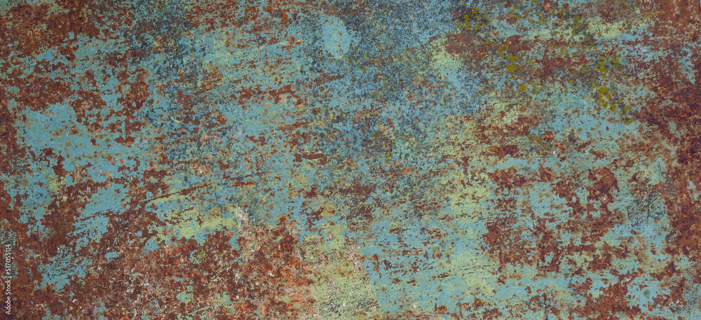 Old worn rusted metal texture. Metallic rustic urban texture wall background