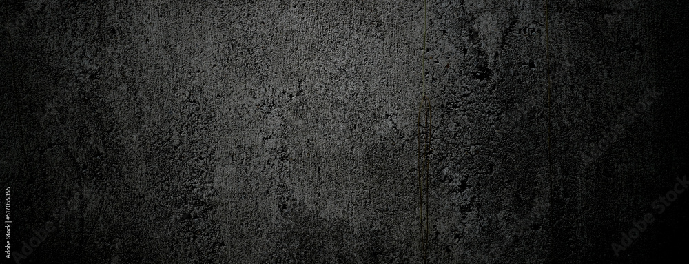 Black stone concrete texture background. Dark grey black cement for background. - obrazy, fototapety, plakaty 