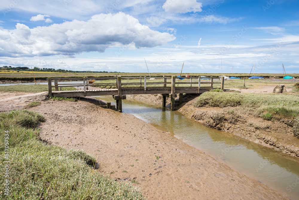 Bridge over a channel at Blakeney