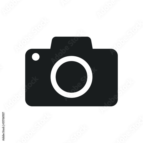 Camera icon vector png isolated on white background
