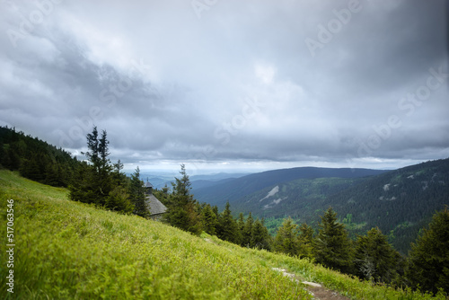 landscape with clouds