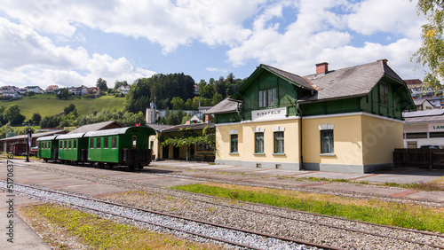 The historic Feistritztalbahn railway in Styria, Austria photo