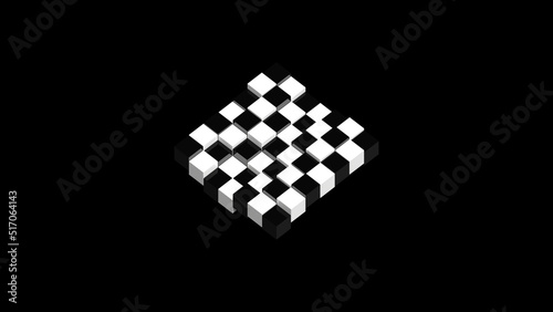 Square Checkerboard Waving Center photo