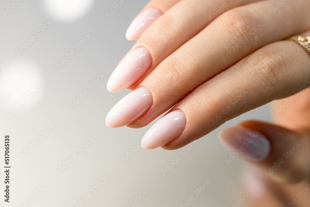 Amazon.com: Press on Nails Medium Almond Shaped Fake Nails French Tip Nude  Creamy White Gold Thread flowers Design Glue on Nails 24 Pcs Thick Glossy  Acrylic Stick on Nails Full Cover False