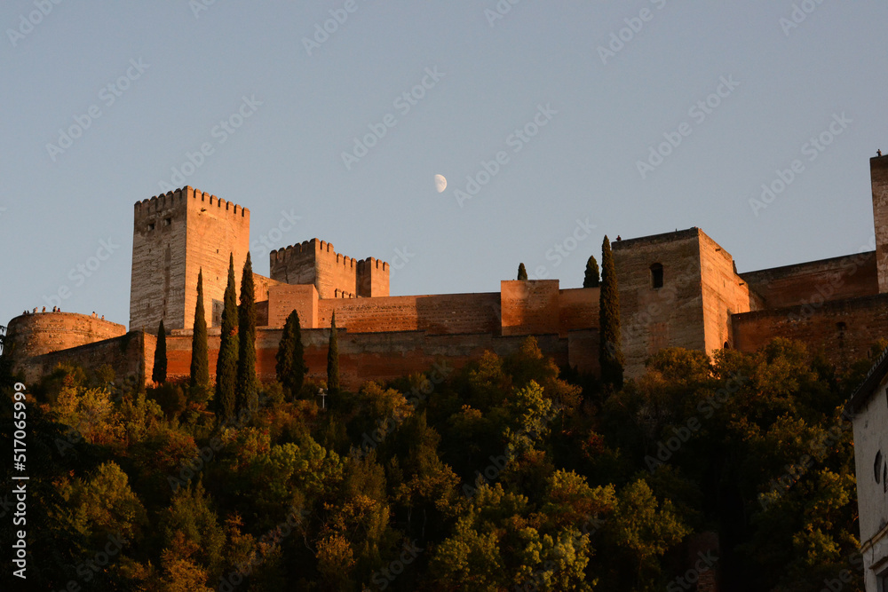 Sunset over Alhambra