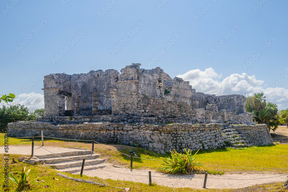 Palace 25, Mayan Ruins in Tulum, Riviera Maya, Yucatan, Caribbean Sea, Mexico