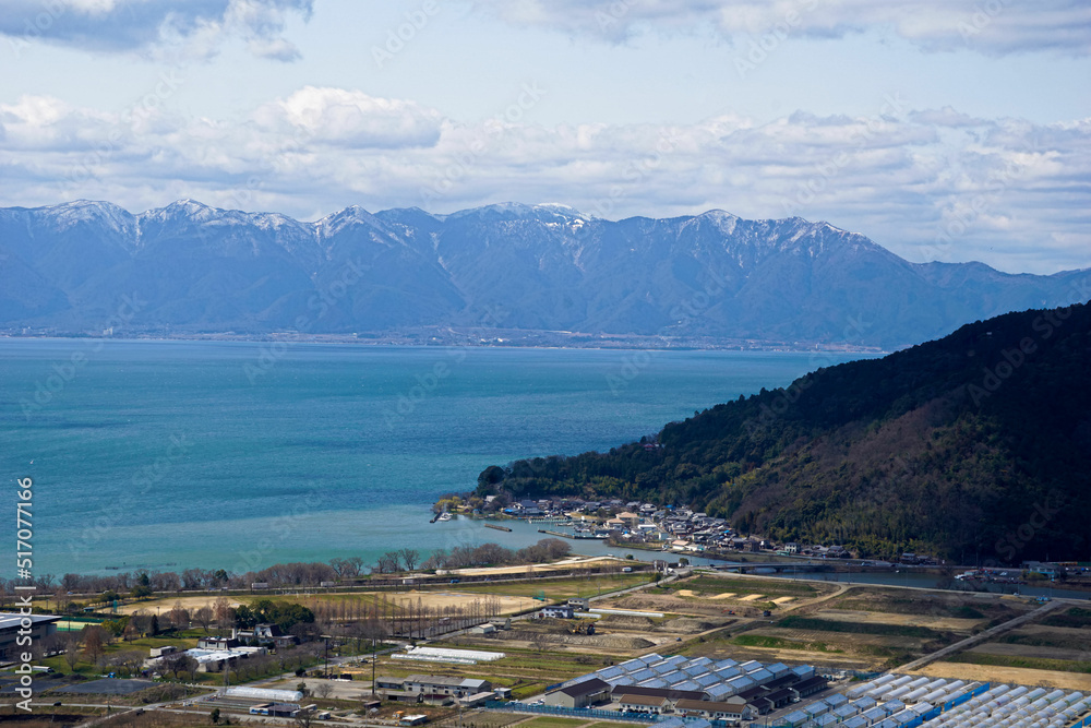 琵琶湖湖畔の風景,