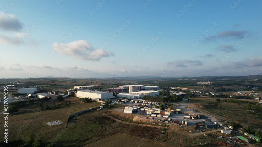 aerial industrial zone