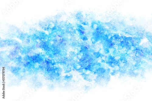 空 雲 青 水彩 夏 背景