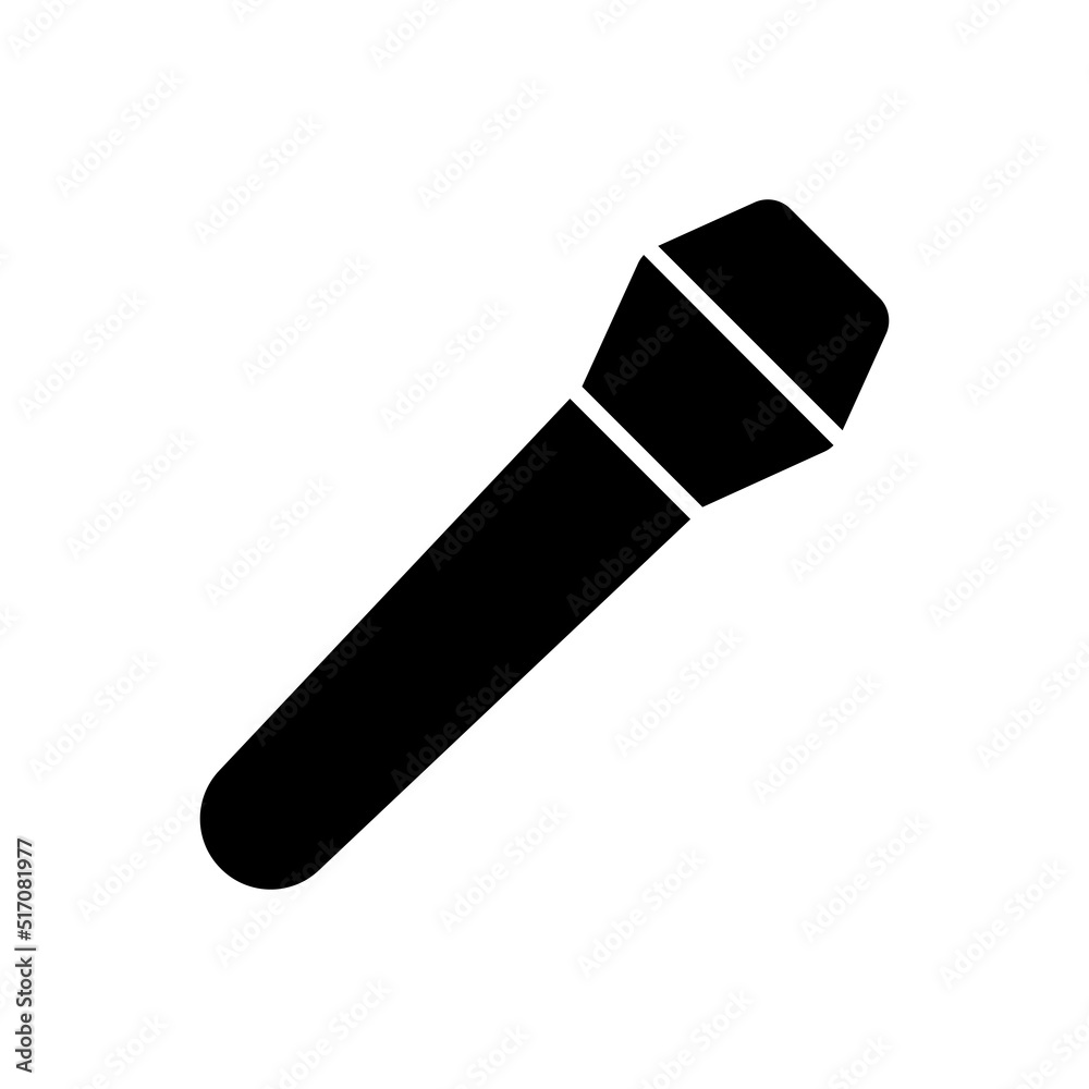 Karaoke microphone icon, full black. Suitable for website, content design, poster, banner, or video editing needs Karaoke microphone icon, full black. Suitable for website, content design, poster, banner, or video editing needs
