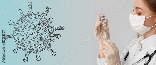 Female doctor with monkeypo...