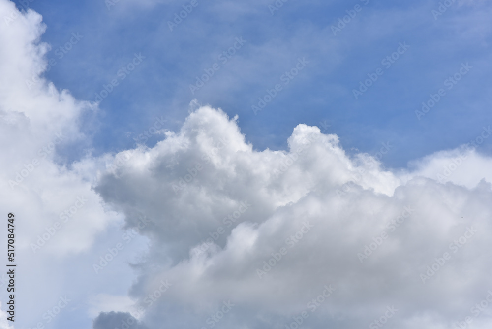 Beautiful sky. Cumulonimbus cloud and cirrus cloud Beautiful sky. Cumulonimbus cloud and cirrus cloud