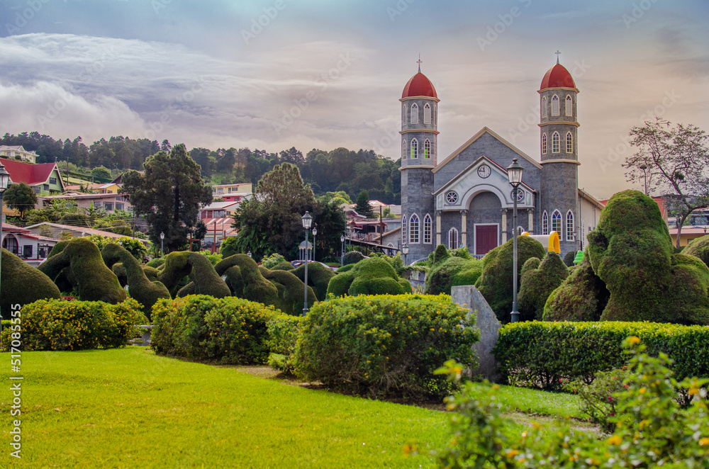 Iglesia de Zarcero en Costa Rica