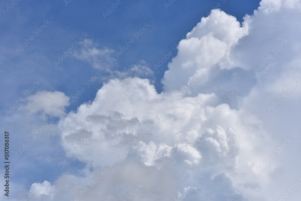 Beautiful sky. Cumulonimbus cloud and cirrus cloud Beautiful sky. Cumulonimbus cloud and cirrus cloud
