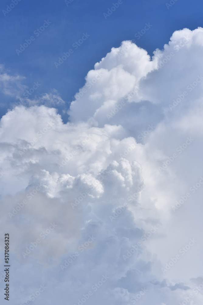 Beautiful sky. Cumulonimbus cloud and cirrus cloud Beautiful sky. Cumulonimbus cloud and cirrus cloud