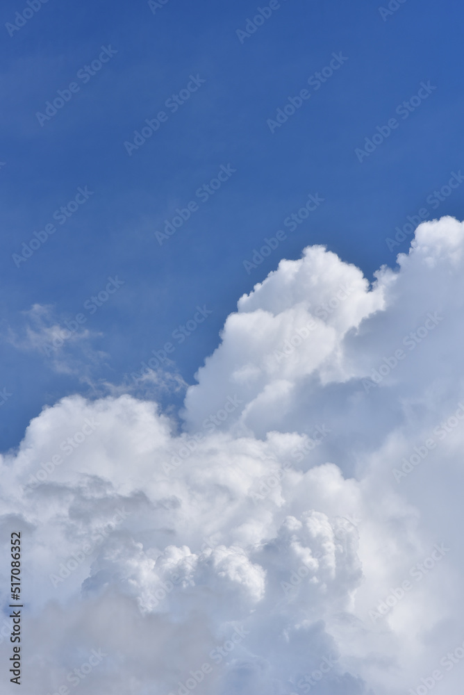 Beautiful sky. Cumulonimbus cloud and cirrus cloud Beautiful sky. Cumulonimbus cloud and cirrus cloud