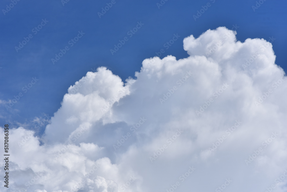 Beautiful sky. Cumulonimbus cloud and cirrus cloud Beautiful sky. Cumulonimbus cloud and cirrus cloud