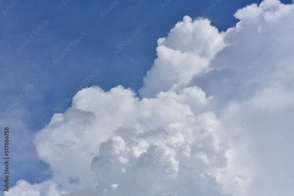 Beautiful sky. Cumulonimbus cloud and cirrus cloud Beautiful sky. Cumulonimbus cloud and cirrus cloud
