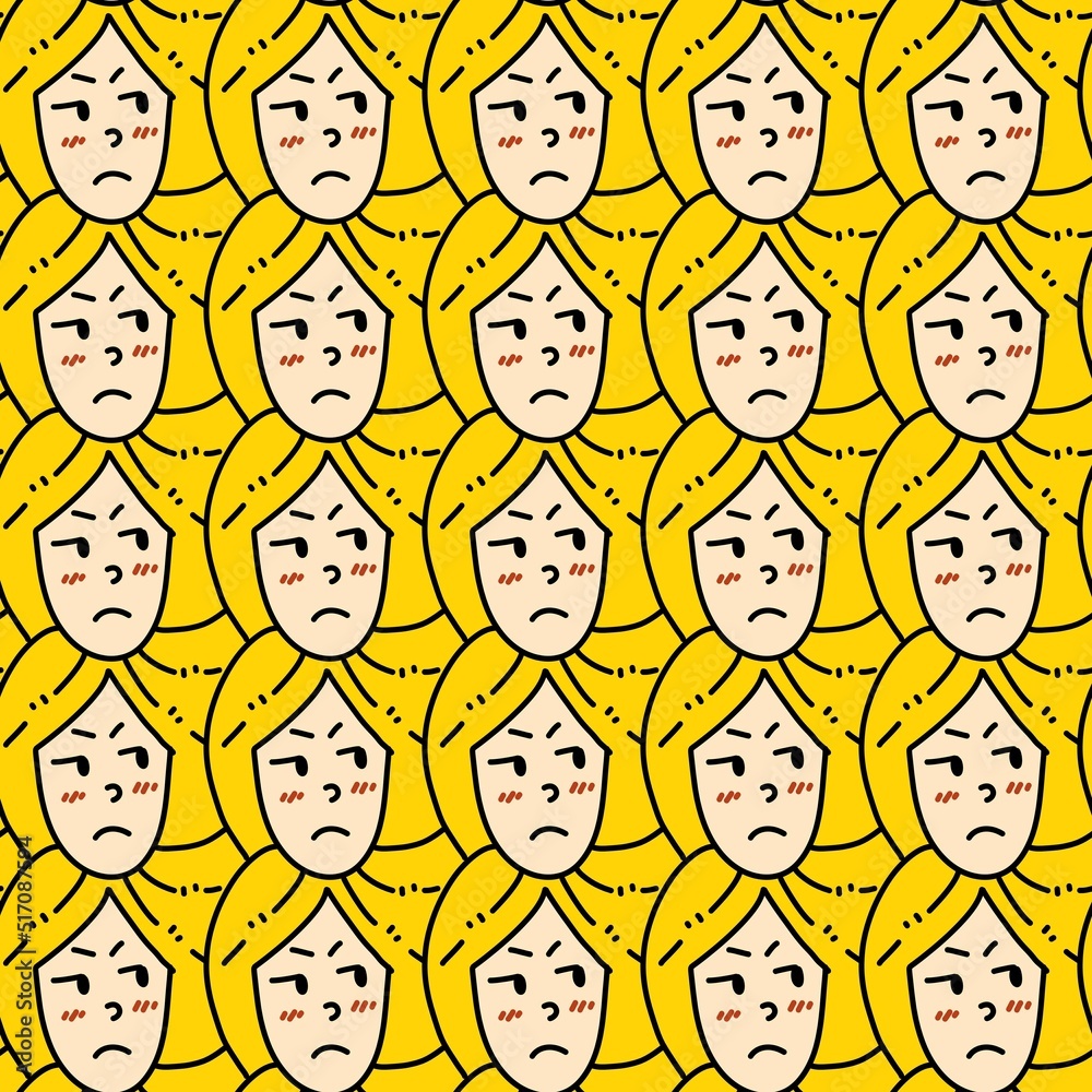 seamless pattern of cute cartoon background seamless pattern of cute cartoon background