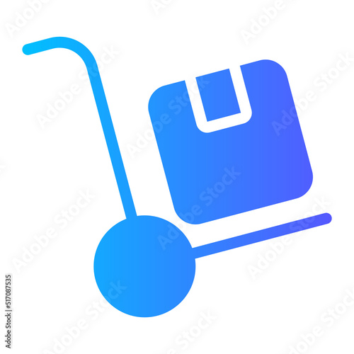 trolley gradient icon