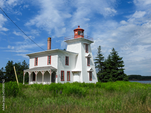 Картината върху платно Blockhouse Point Lighthouse on Prince Edward Island, Canada